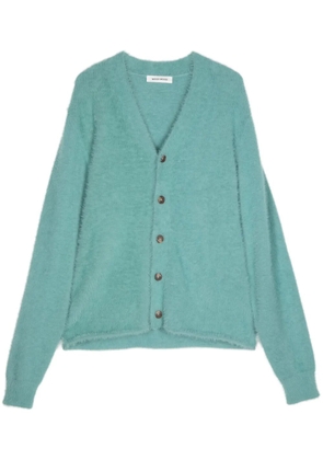 Wood Wood V-neck knit cardigan - Green