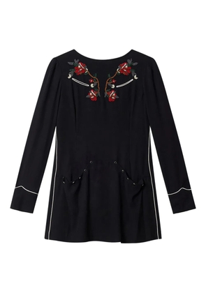 ISABEL MARANT Youma beaded mini dress - Black