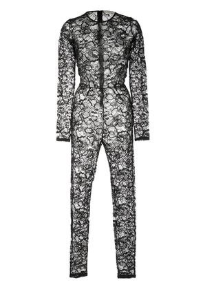 Fleur Du Mal lace catsuit - Black