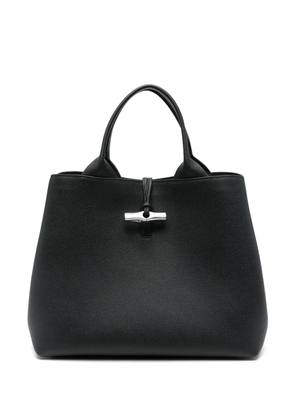 Longchamp large Le Roseau tote bag - Black