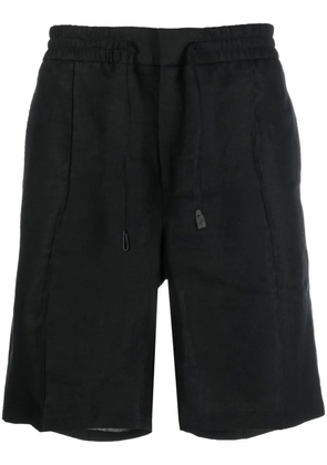 Brioni drawstring elasticated shorts - Black