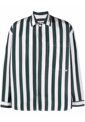 Sunnei boxy striped shirt - Green