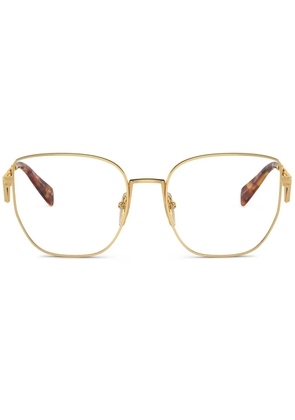 Prada Eyewear square-frame glasses - Gold