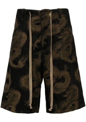 Uma Wang cotton bermuda shorts - Brown