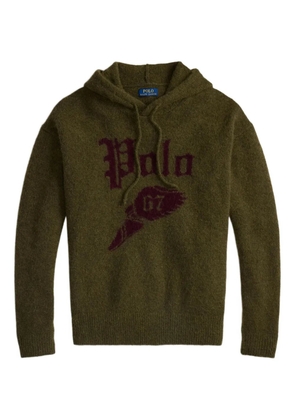 Polo Ralph Lauren logo-embroidered hoodie - Green