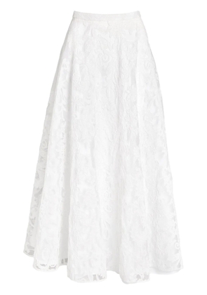 Giambattista Valli lace maxi skirt - White