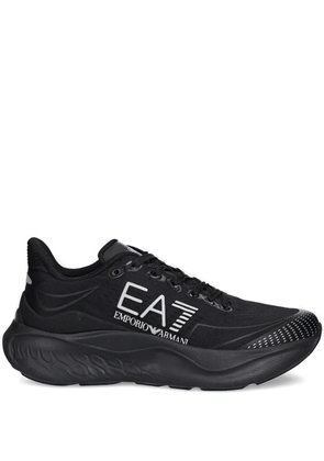 Ea7 Emporio Armani logo-detail sneakers - Black