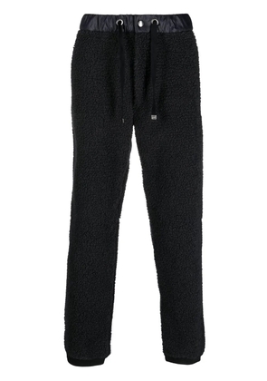 Parajumpers logo-patch fleece sweatpants - Grey