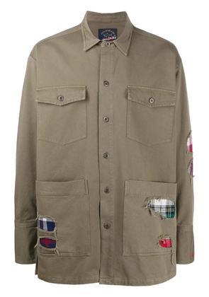 Paul & Shark distressed shirt jacket - Green