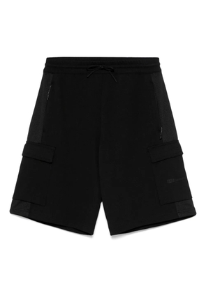 Ea7 Emporio Armani cargo track shorts - Black