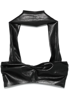 Nanushka sleeveless top - Black