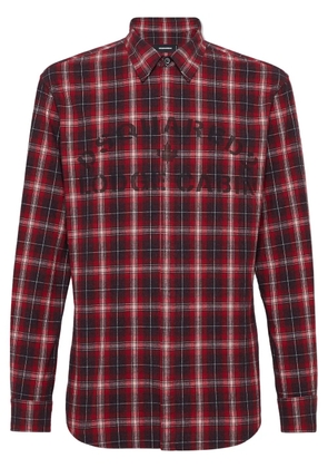 DSQUARED2 plaid button-front shirt