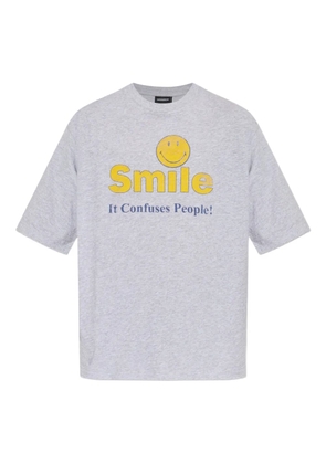 DSQUARED2 smile-graphic T-shirt - Grey
