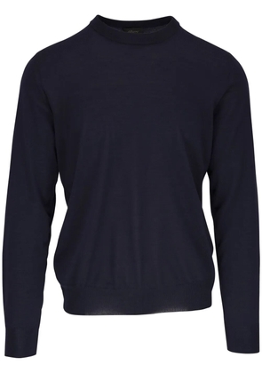 Brioni round-neck knit jumper - Blue