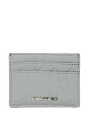 Karl Lagerfeld K/Urban monogram card holder - Grey