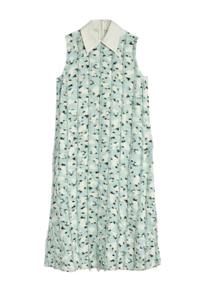 Jil Sander fringe-detailing midi dress - Green