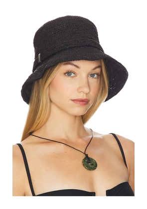 Rag & Bone Lela Rollable Hat in Black. Size S/M. Also in M/L.