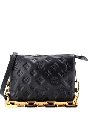 Louis Vuitton Pre-Owned Coussin Bag Monogram Embossed Lambskin BB crossbody bag - Black