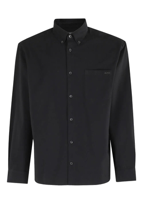A.P.C. Cohan button-down pocket shirt - Black