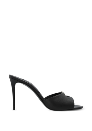 Dolce & Gabbana cutout logo mules - Black