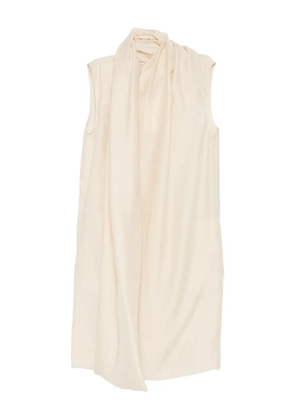 TOTEME attached-scarf dress - Neutrals
