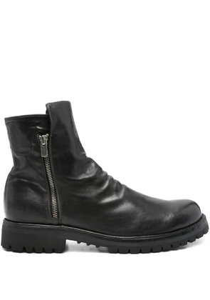 Officine Creative Ikonic 004 side-zip calf-leather boots - Black