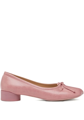 MM6 Maison Margiela bow block-heel pumps - Pink