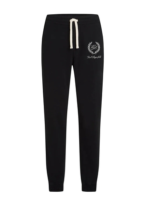 Karl Lagerfeld elasticated-cuff track pants - Black