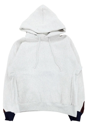 N.HOOLYWOOD x Champion logo-embroidered hoodie - White