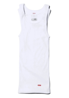 Supreme x MM6 Maison Margiela Hanes Tagless tank top (pack of two) - White