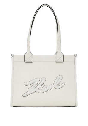 Karl Lagerfeld K/Skuare tote bag - White
