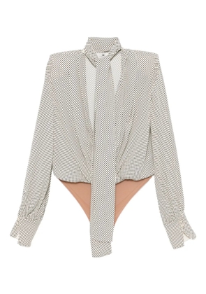 Elisabetta Franchi polka-dot top - White