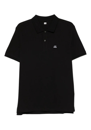 C.P. Company logo-detail polo shirt - Black
