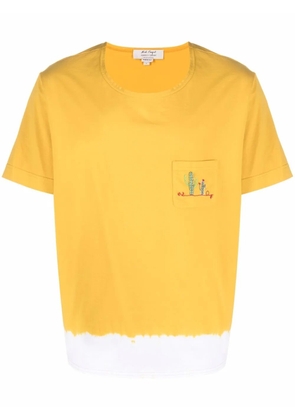 Nick Fouquet embroidered-design T-shirt - Yellow