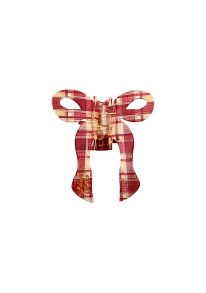 Solar Eclipse Hand-painted Coquette Bow Claw Hair Clip in Beauty: NA.