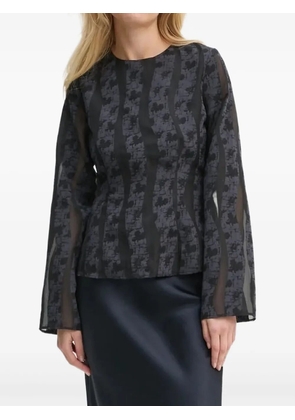 SAMSOE SAMSOE Saanai bell-sleeve blouse - Black