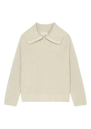 Marc O'Polo zip-neck collar sweater - Neutrals