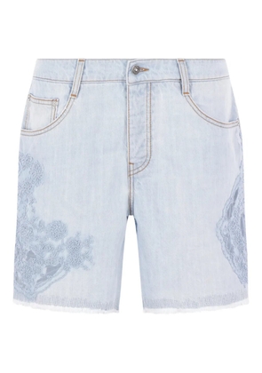 Ermanno Scervino floral-lace shorts - Blue