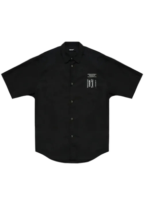 Undercover logo-appliqué shirt - Black