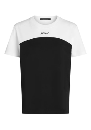Karl Lagerfeld short-sleeves cotton T-shirt - Black