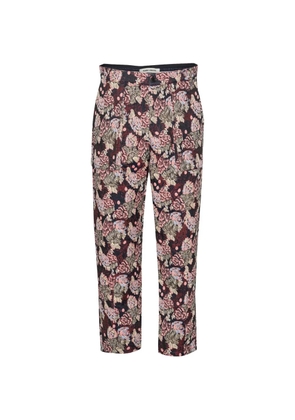 Henrik Vibskov Razor floral-print trousers - Black