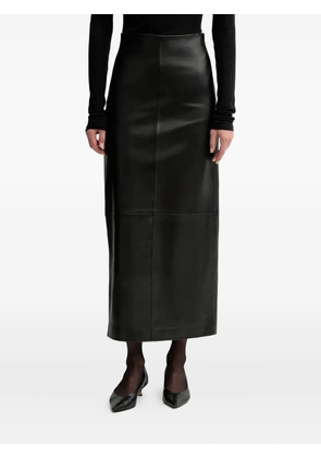 Liviana Conti Chelsie panelled split maxi skirt - Black