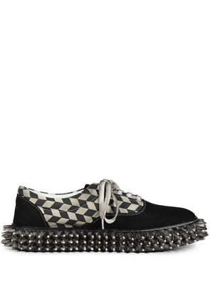 Doublet Dirty Spike sneakers - Black