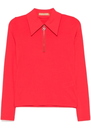 Rejina Pyo Jasmine polo top - Red