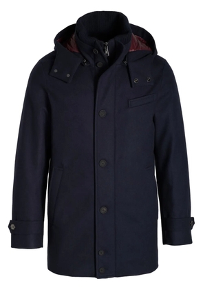 Norwegian Wool City Active hooded parka - Blue