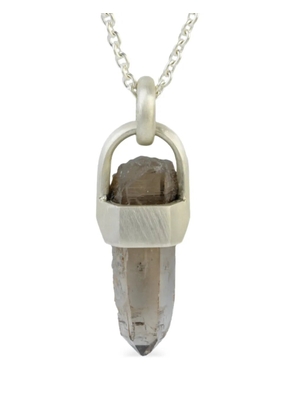 Parts of Four sterling silver Talisman Quartz necklace