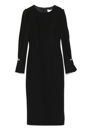 NISSA cady midi dress - Black
