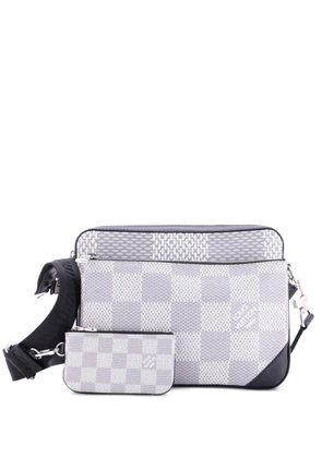 Louis Vuitton Pre-Owned Trio Messenger Bag Limited Edition Damier Graphite 3D crossbody bag - Grey
