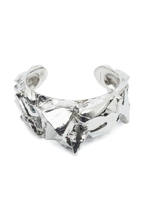 MM6 Maison Margiela polished-finish cuff bracelet - Silver