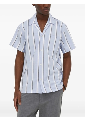 Les Deux Lawson striped-pattern short - Blue